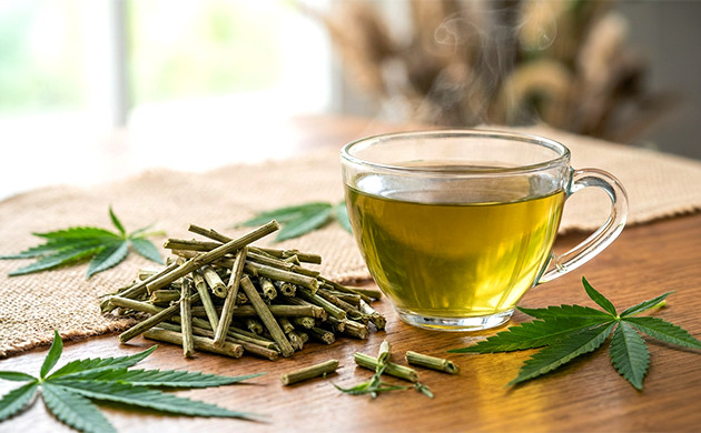 how to make cannabis stem tea