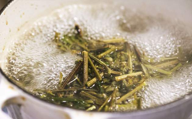 how to make cannabis stem tea