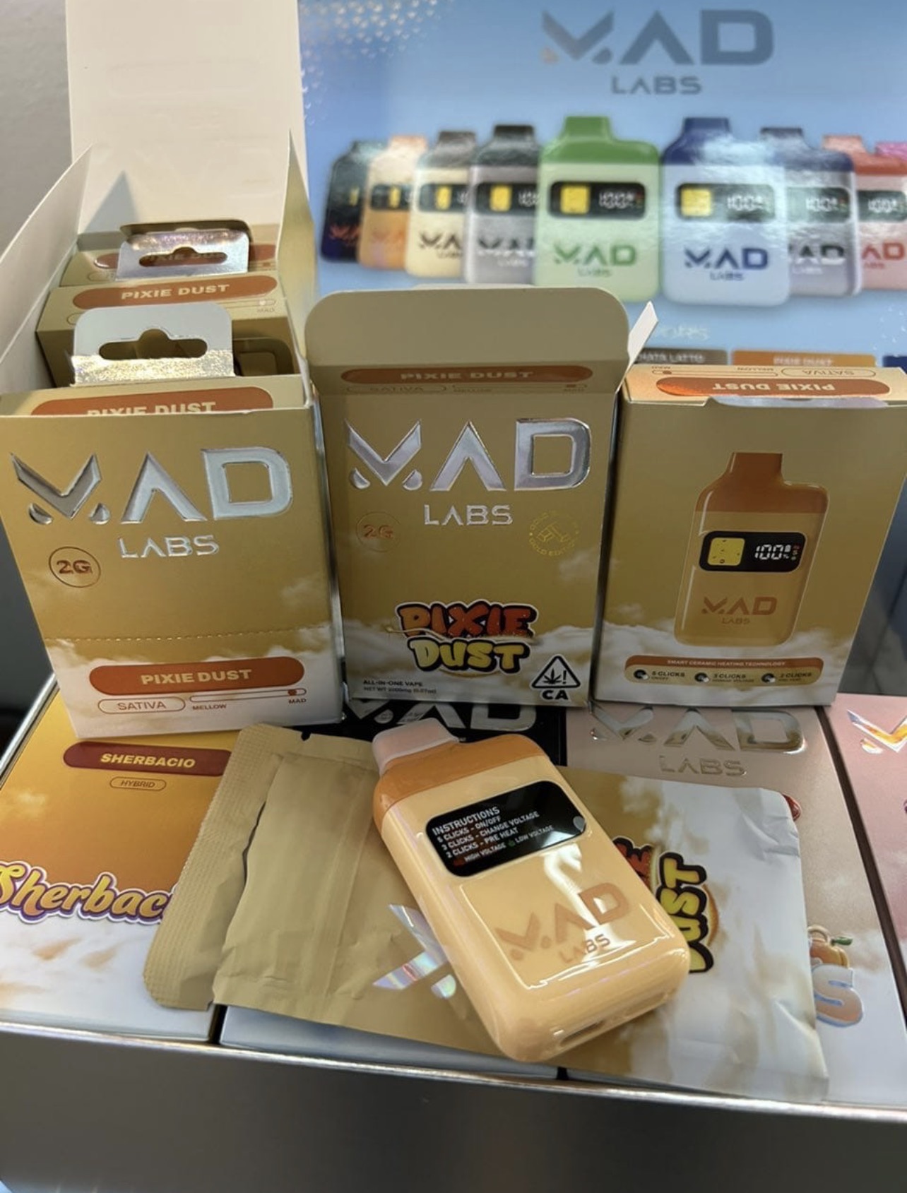 Screenshot Mad labs pixie dust Disposable